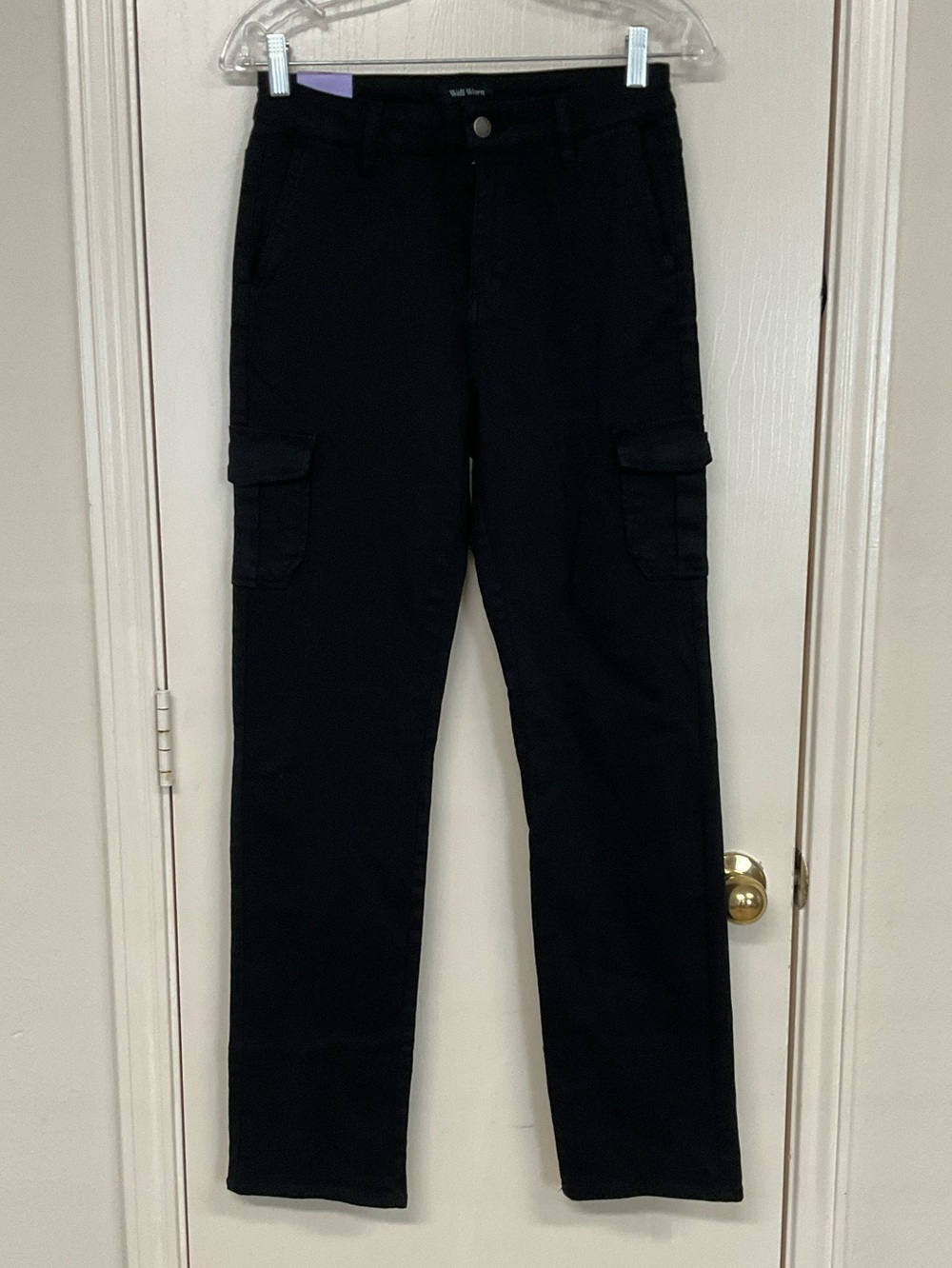 Well Worn High Rise Cargo Pant Black Cargo Pants Waist 27 NWT